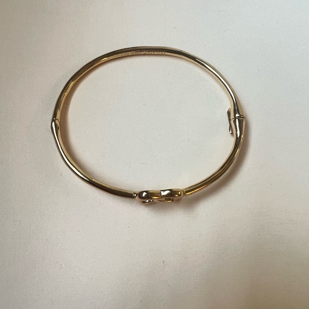Gold Hinged Bangle Bracelet - Women Jewelry